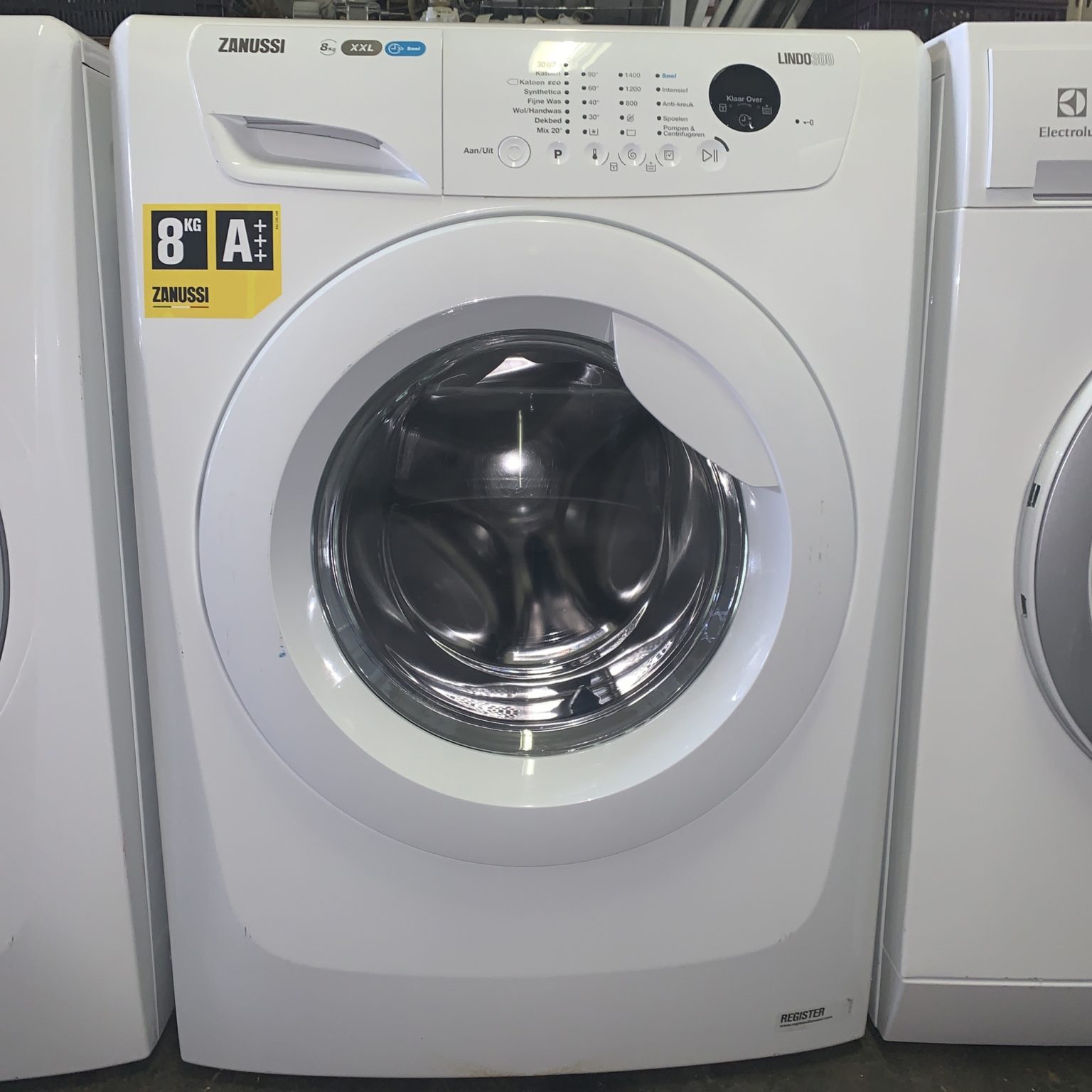 Wasmachine ZANUSSI LINDO300 8kg A+++ XXL-Trommel ZWF81463WH €239 ...