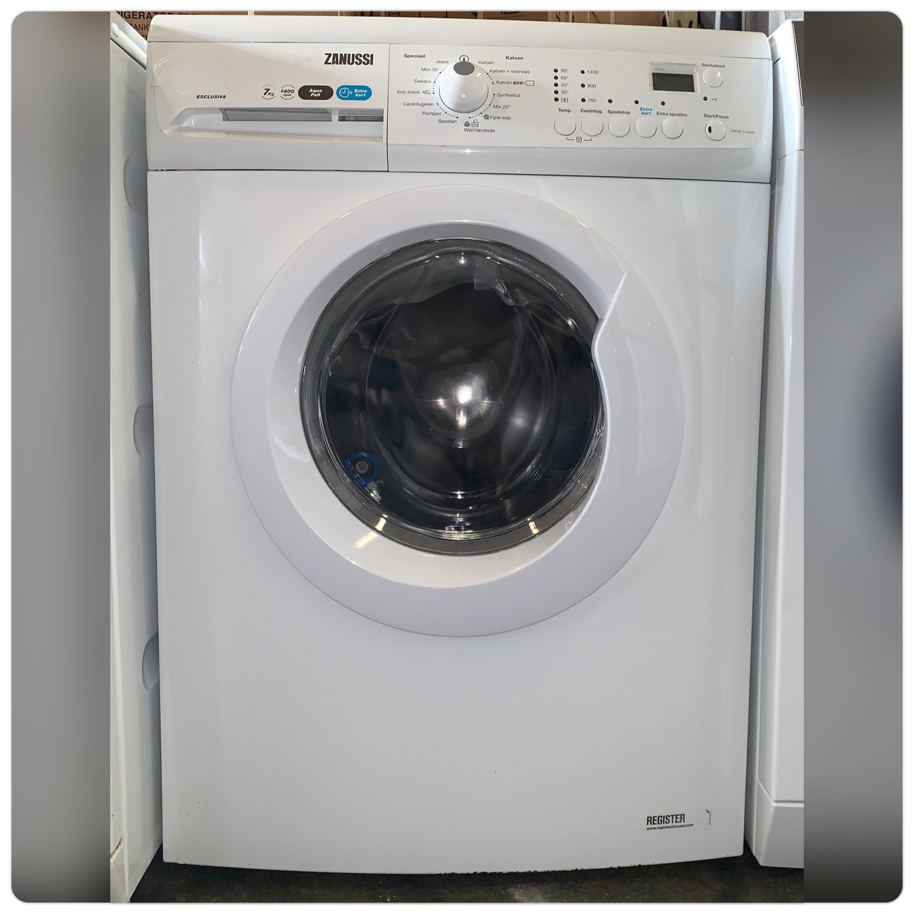 Internationale Tips Verstrikking Wasmachine ZANUSSI 7kg A++ ZWHB7140 €229,- Apparaten.nl -Altijd goedkoper!