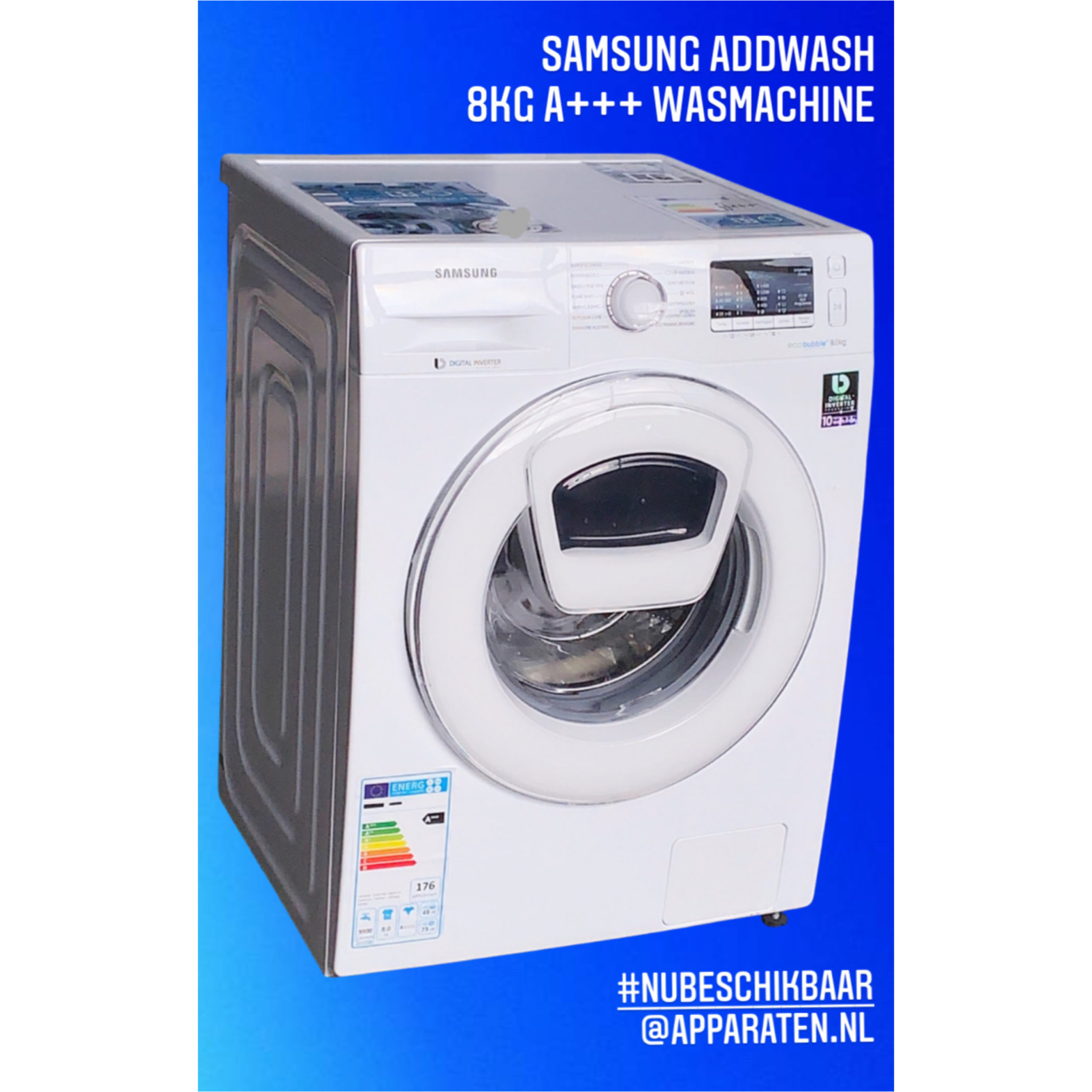 SAMSUNG ADDWASH 8kg A+++ Wasmachine