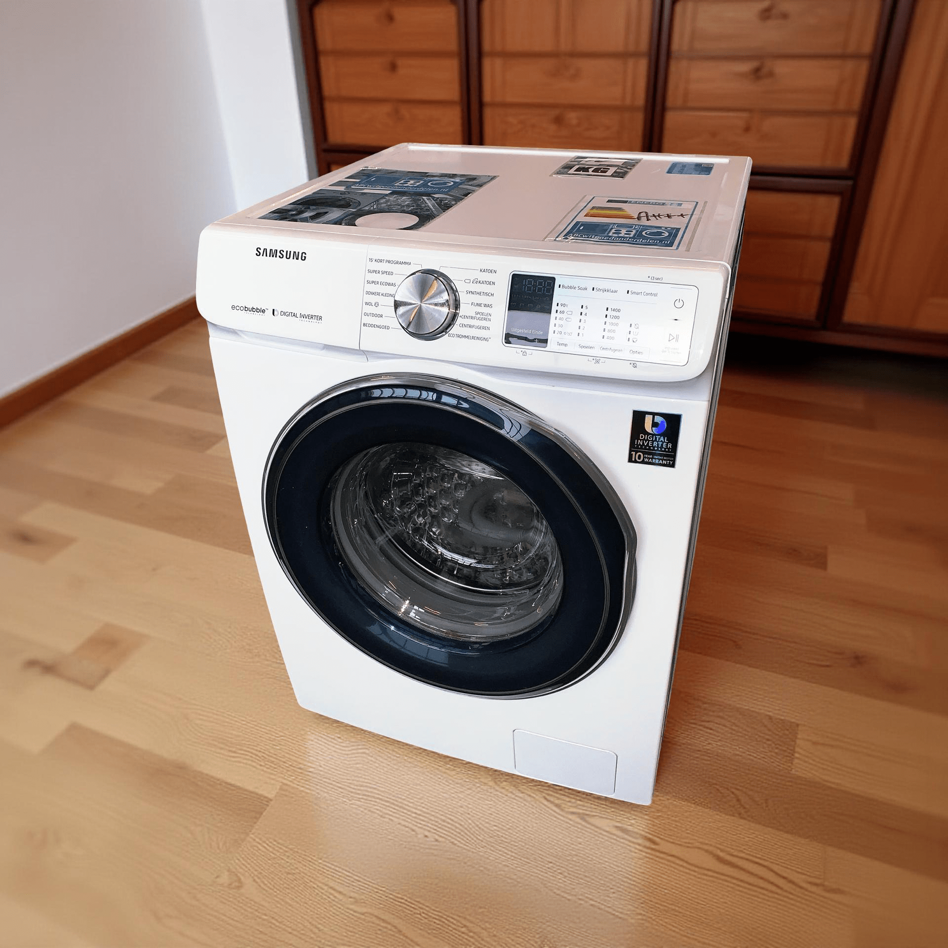 Wasmachine SAMSUNG ECOBUBBLE 10kg A+++ WW10N642RBA €329,- - Image 3