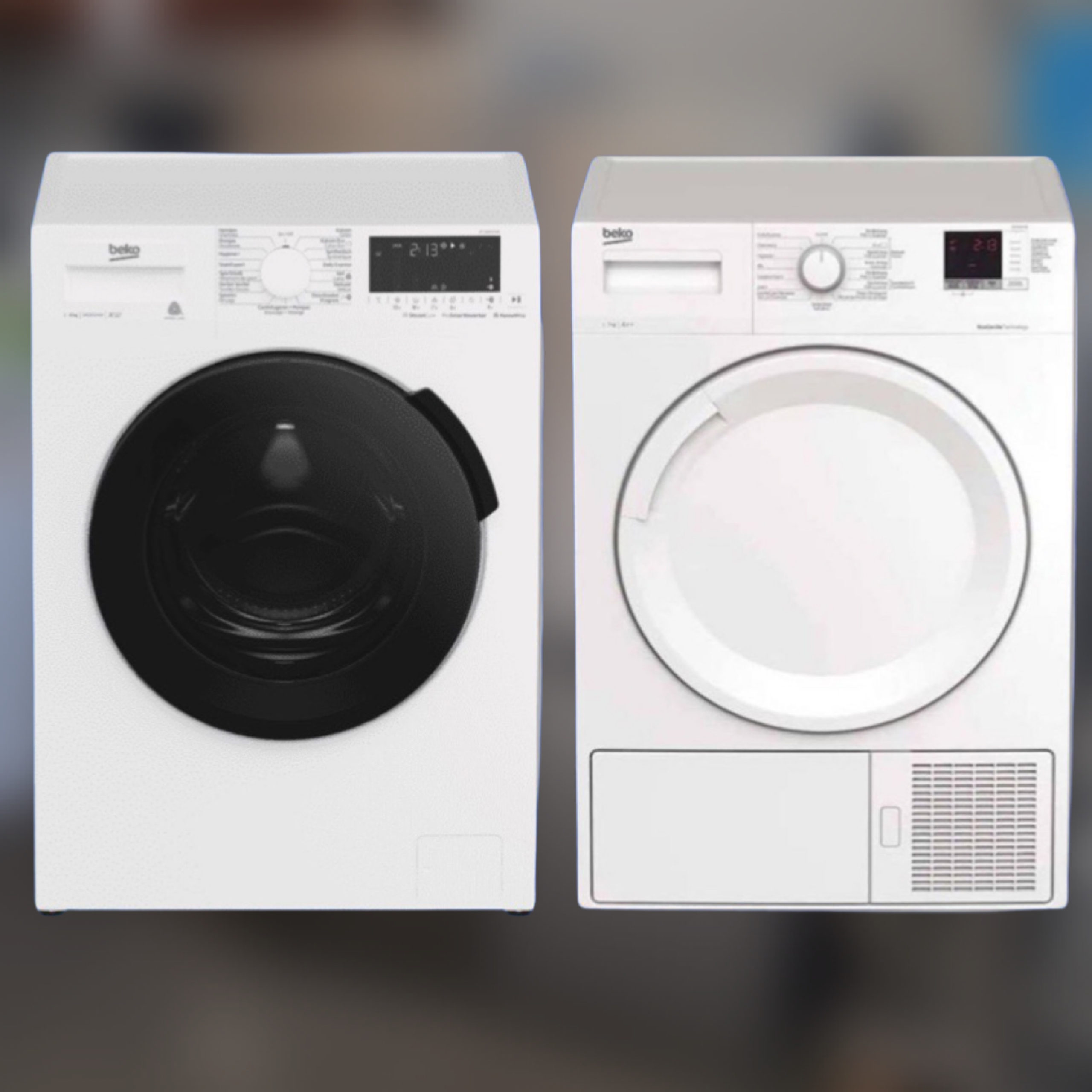 Vol Heel boos komedie Voordeelset *NIEUW* BEKO Wasmachine 7kg 1600toeren A+++ + Warmtepompdroger  7kg A++ €938,- Apparaten.nl -Altijd goedkoper!