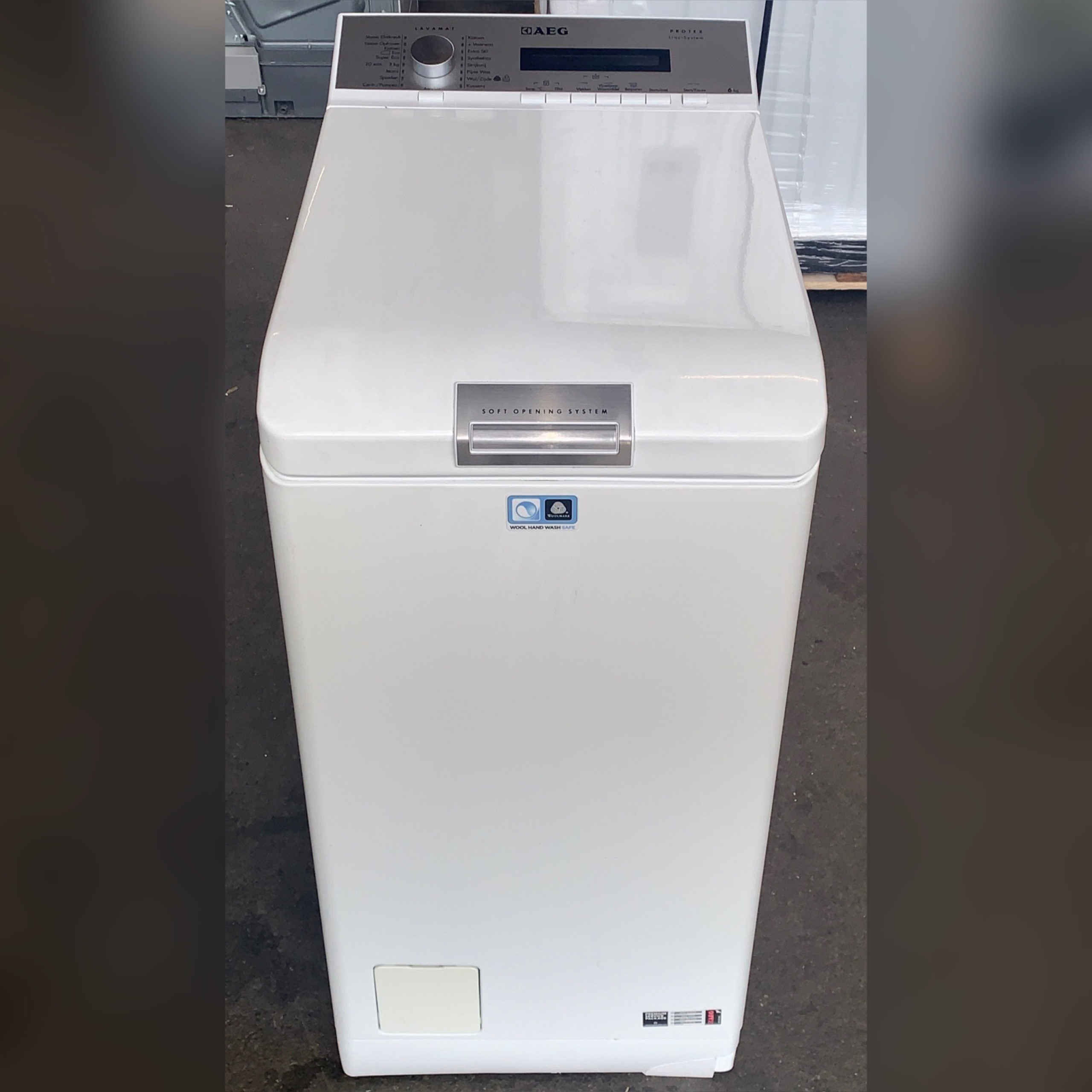 Wasmachine Bovenlader AEG 6kg A+++ L75469TL1 €269,- Korting**) - Apparaten.nl -Altijd goedkoper!