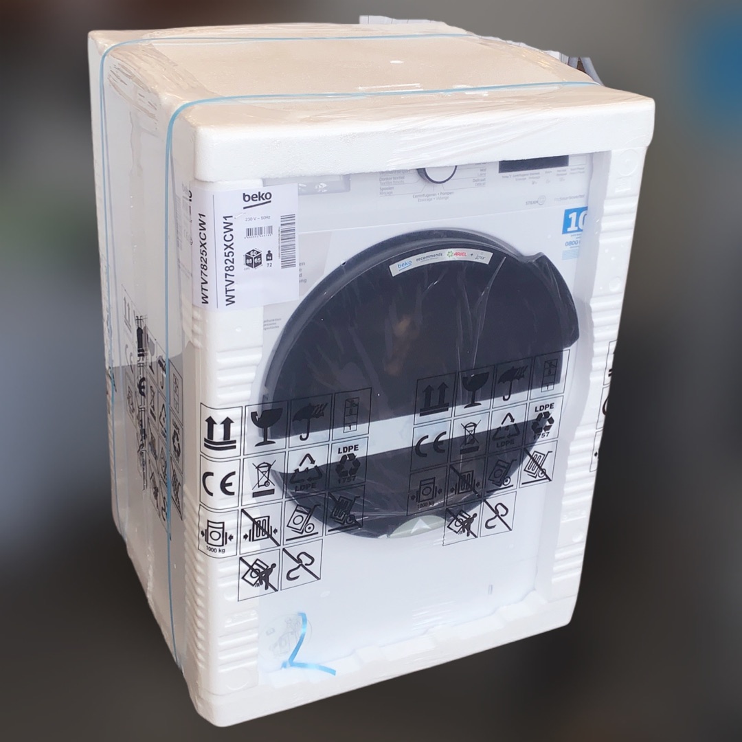verkoper kool regelmatig Wasmachine BEKO STEAMCURE 7kg 1600toeren WTV7825XCW1 Nieuw in verpakking  met 2 Jaar Fabrieksgarantie €469,- Apparaten.nl -Altijd goedkoper!