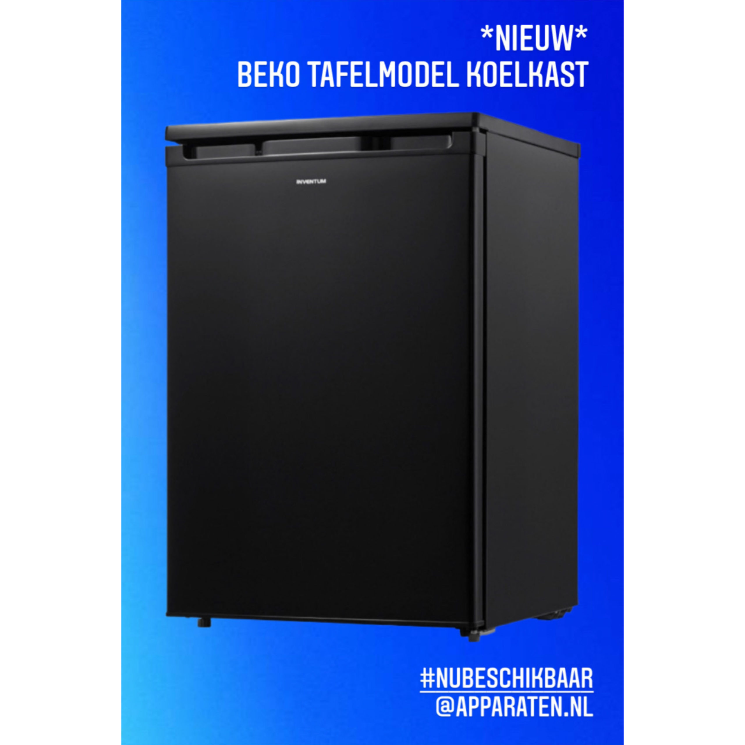 *Nieuw* BEKO Tafelmodel Koelkast Zwart