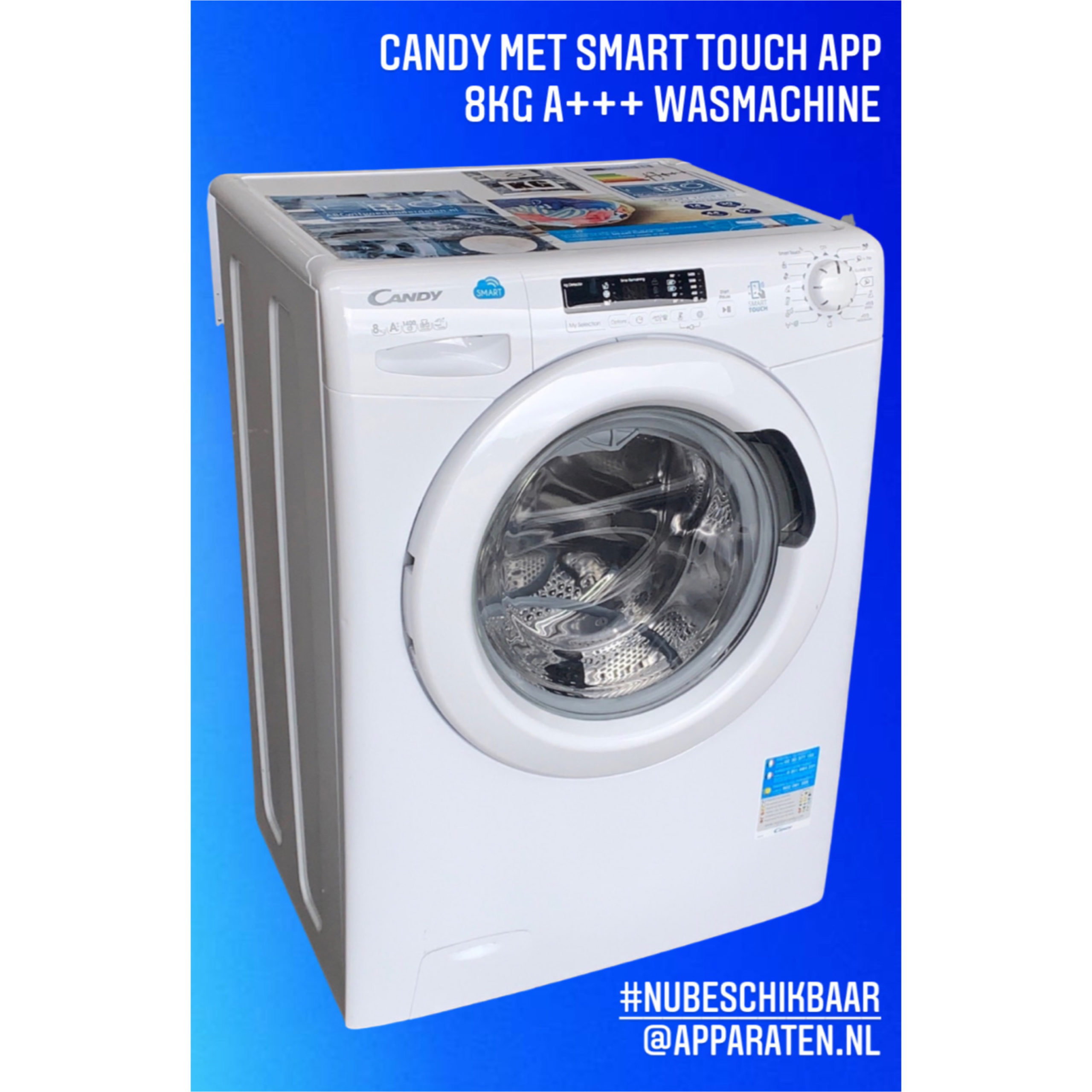 CANDY Smart Touche 8kg A+++ Wasmachine