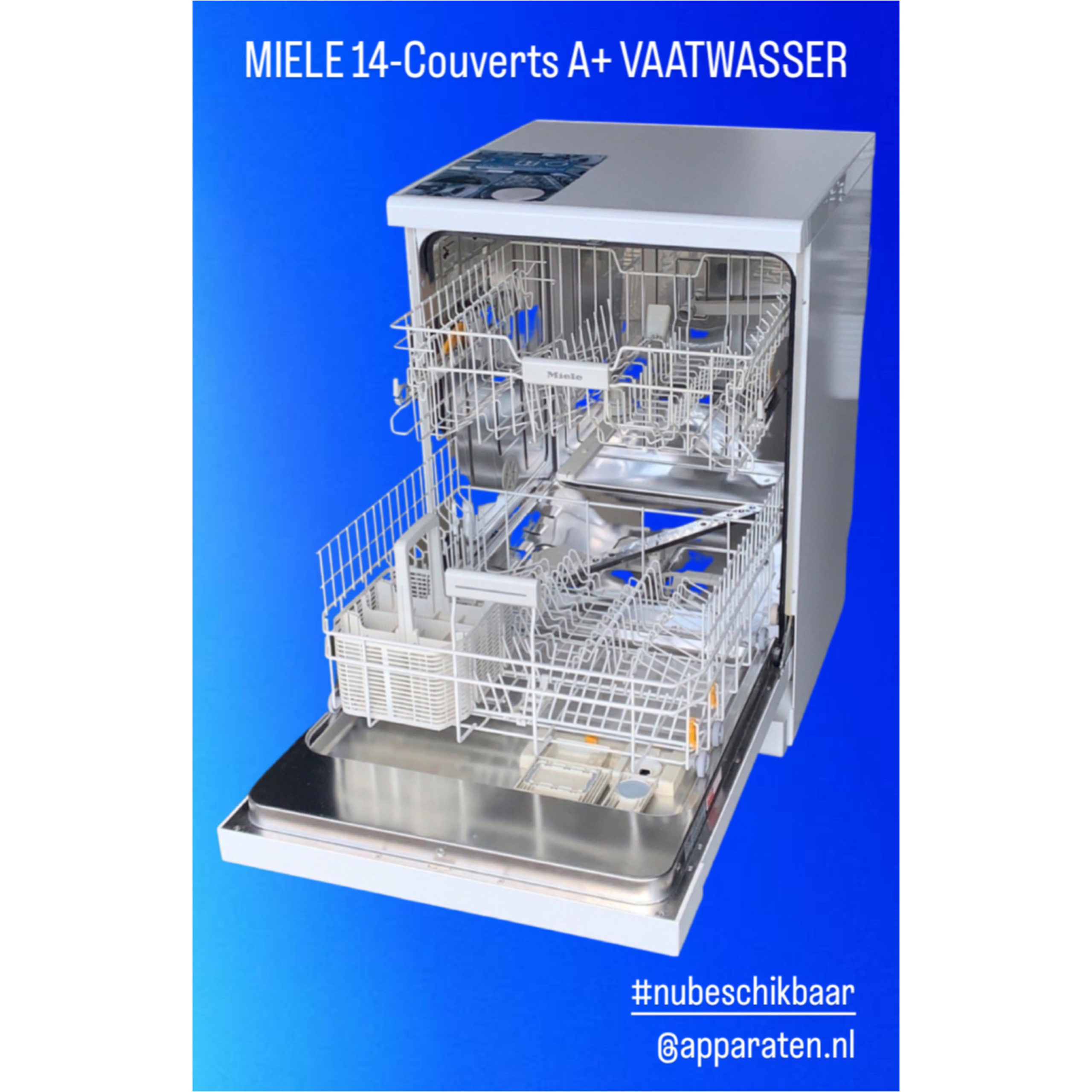 MIELE 14-Couverts A+ Vaatwasser
