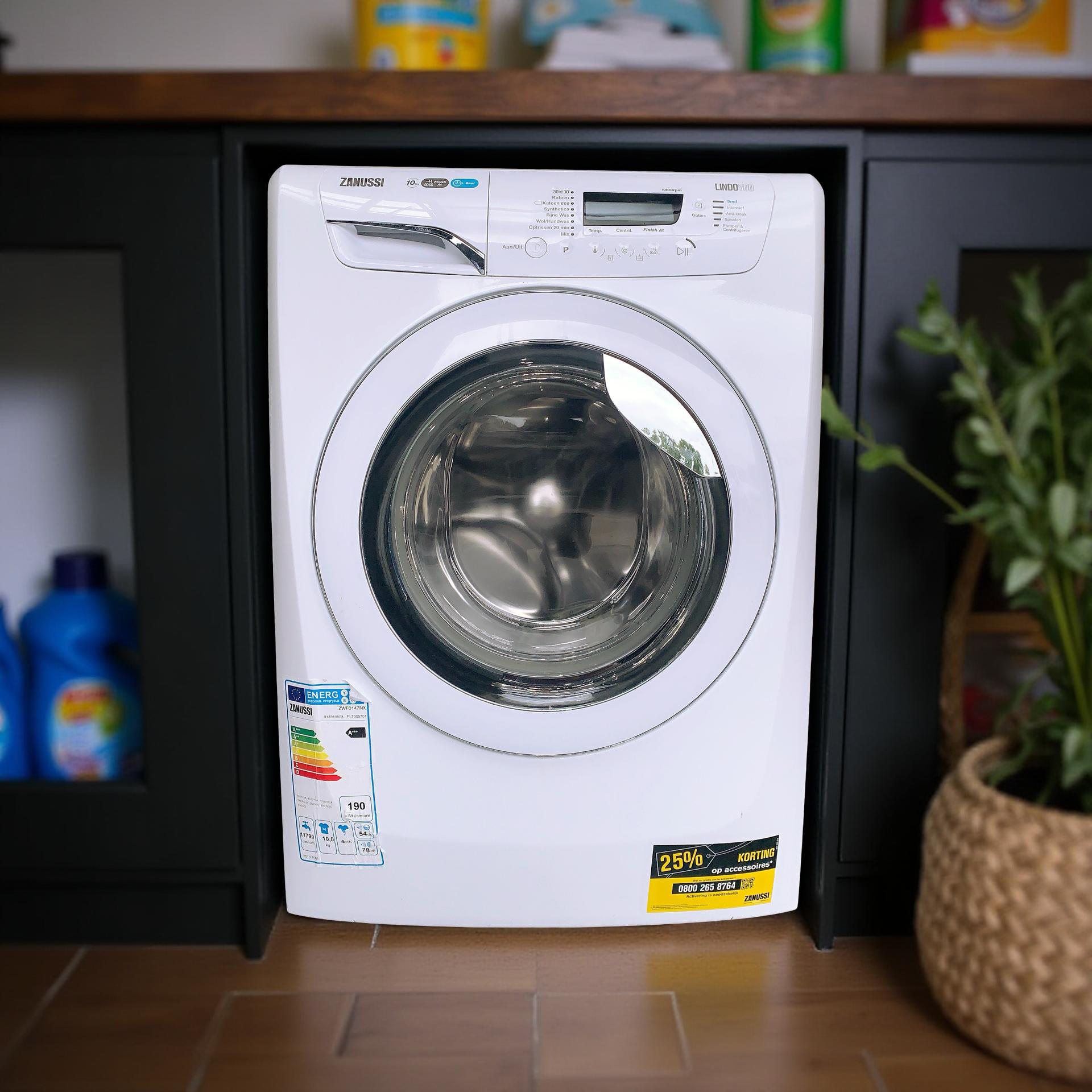 Wasmachine ZANUSSI 10kg A+++ ZWF0147NX €279,- (*tijdelijk gratis bezorgen*) - Image 4
