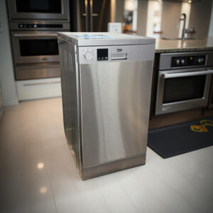 Vaatwasser BEKO RVS SLIMLINE  Smal 10-Couverts A+ DVS05024X Jonggebruikt 2 Jaar €299,-