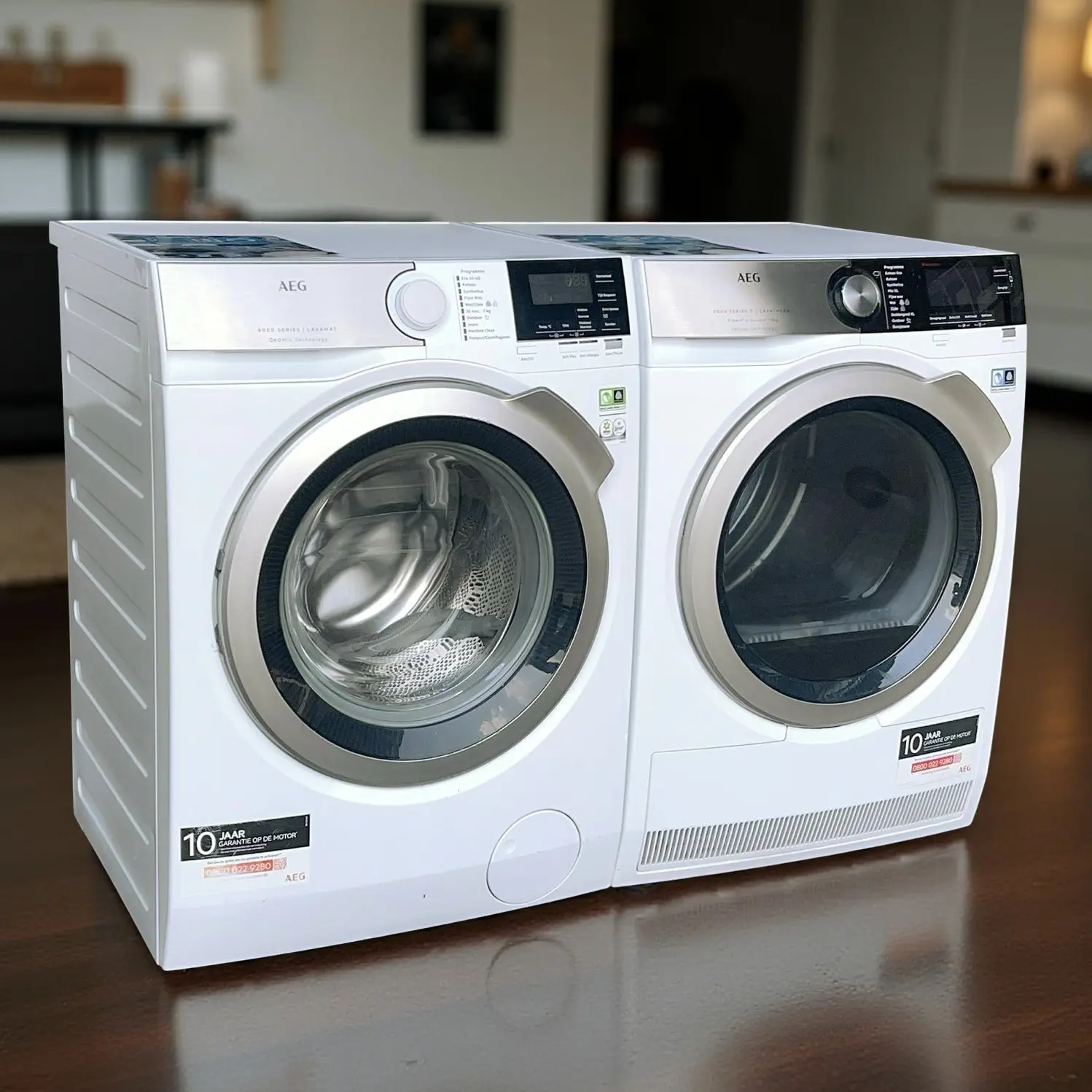 Voordeelset AEG A+++ Wasmachine 9kg + Warmtepompdroger 8kg €658,- - Image 4