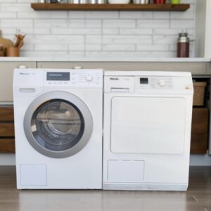 Voordeelset MIELE Wasmachine A+++ 8kg 1600toeren + Condensdroger 7kg  €728,-