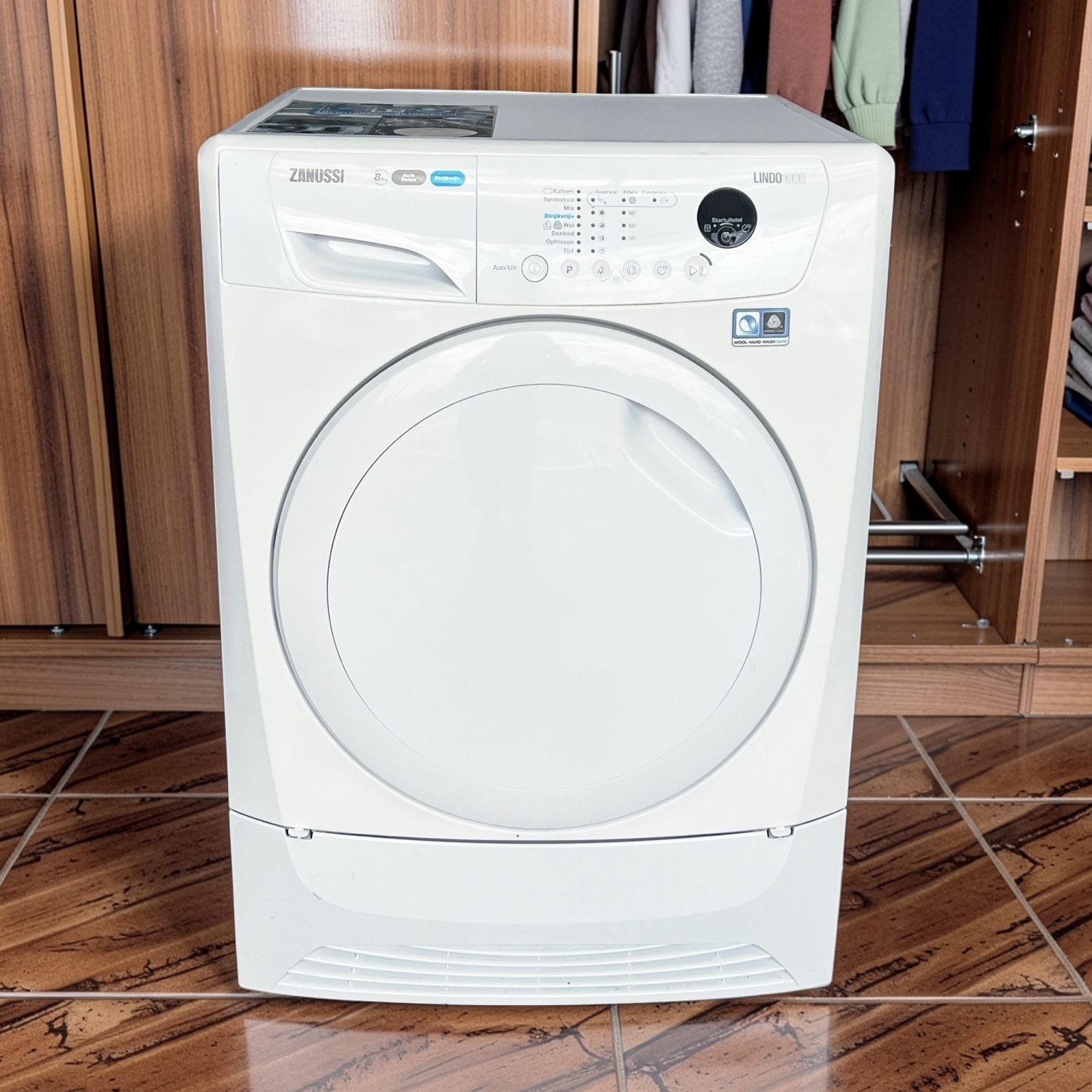 Warmtepompdroger ZANUSSI LINDO1000 8kg A++ ZDH8353W €279,- - Image 4