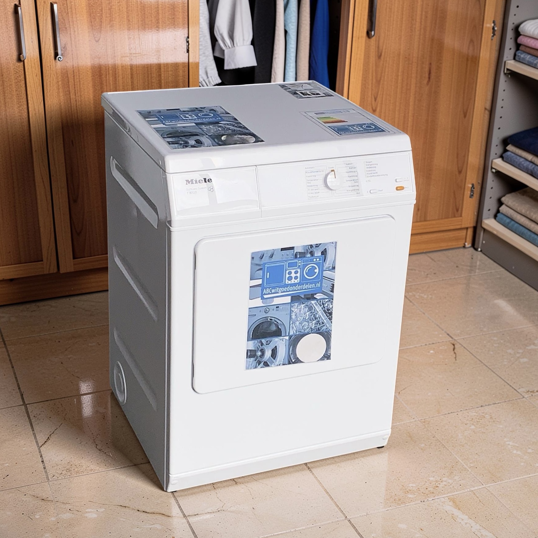 Luchtdroger MIELE 7kg T8703 €229,-