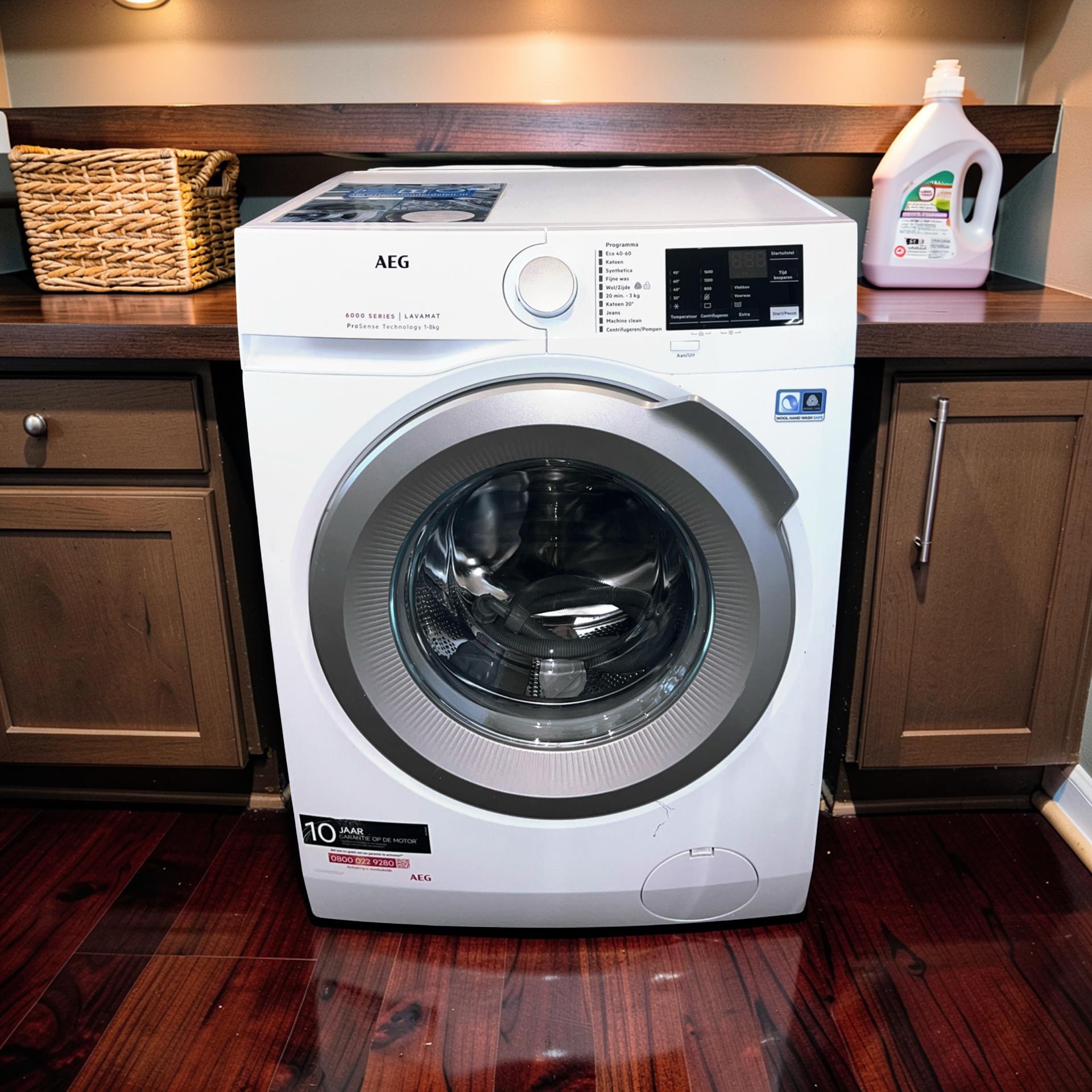 Wasmachine AEG 6000SERIES 8kg 1600tA+++ L6FB86ECO €279,-