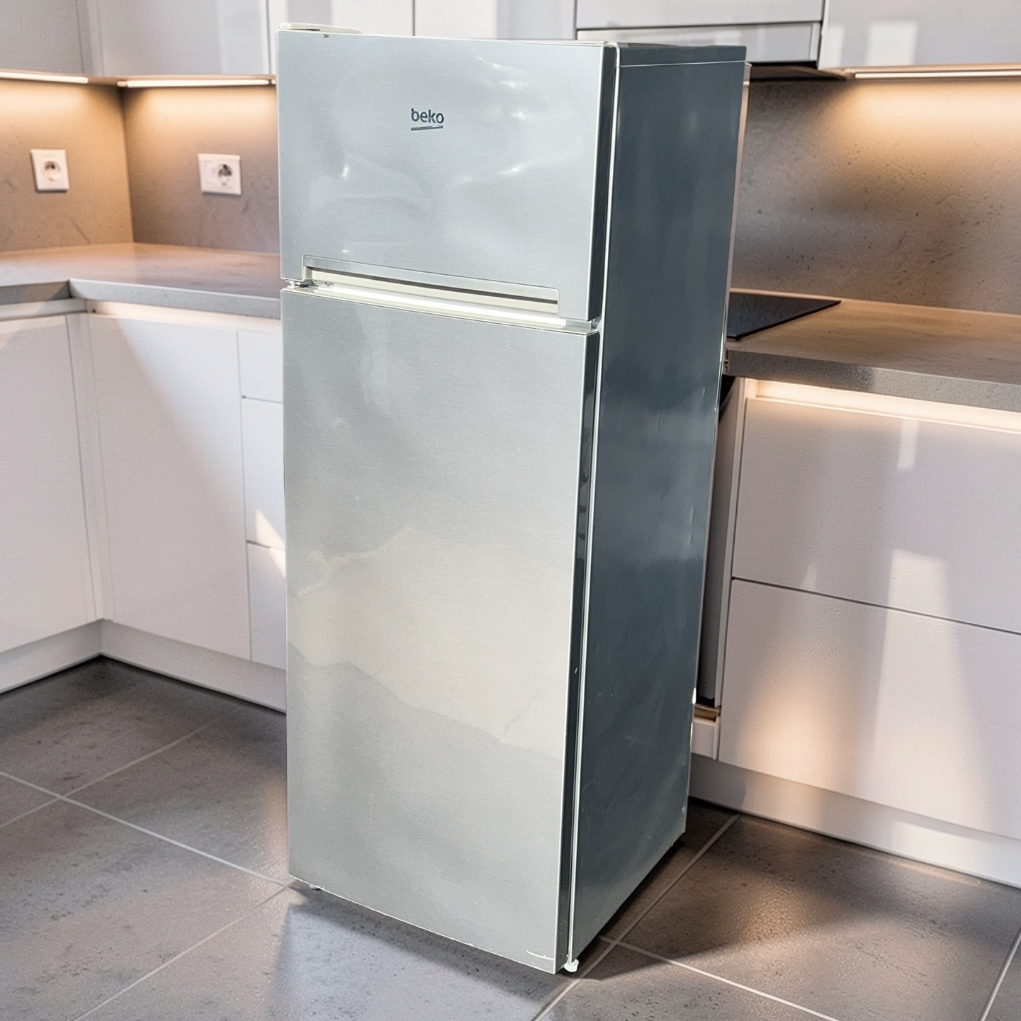 Koelvriescombinatie BEKO RVS 223liter RDSA240K30XBN Outlet €229,- - Image 2